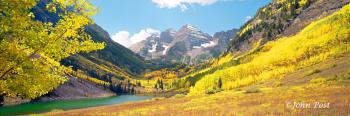 The Maroon Bells Colorado Mountains
