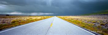 Road to Great Sand Dunes and Storm Clouds