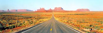 Road To Monument Valley Late Morning