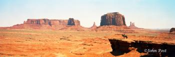 John Ford Point Horse and Rider Monument Valley