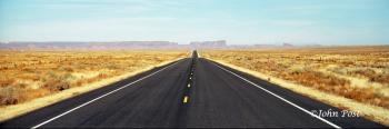Highway Road from Monument Valley