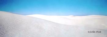 White Sands Dunes Blue Sky