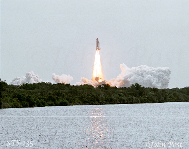 Pre and post launch scenes taken on July 8, 2011 at Kennedy Space Center - Cape Canaveral, Florida.  STS-135 Space Shuttle Atlantis, the last launch of the U.S.A Space Shuttle program.