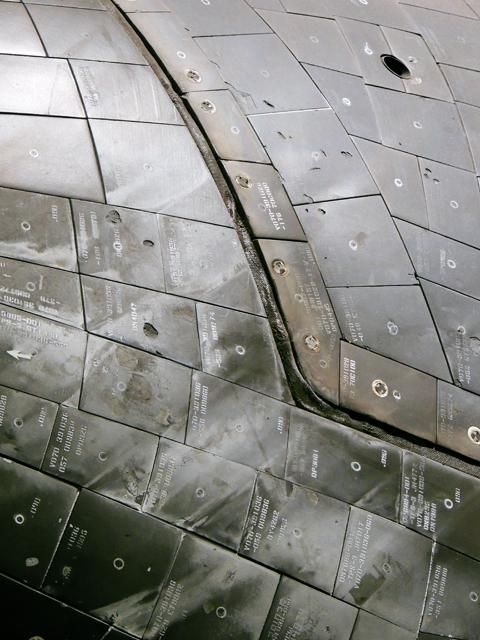 Space Shuttle Endeavour Tile Damage 2