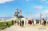 Press at Launch Pad 39B Space Shuttle STS 115