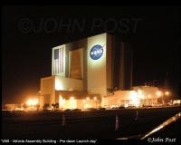 VAB Vehical Assembly Building Pre Dawn Under Lights