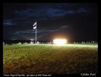 Countdown Clock Flags and Lights on Launch Pad 39A