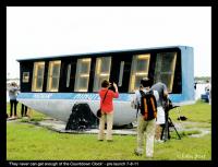 The Launch Countdown Clock at Press Site since 1969