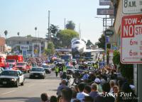 Space Shuttle Endeavour Move on Los Angeles Streets