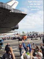 Space Shuttle Endeavour Move on Los Angeles Streets