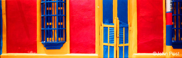 Blue, Red Yellow Door & Window Venezuela
