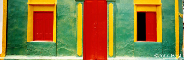 Green, Yellow, Red House Venezuela