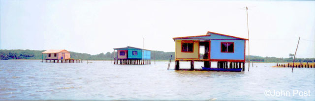 Laguna de Sinamaica Houses Venezuela