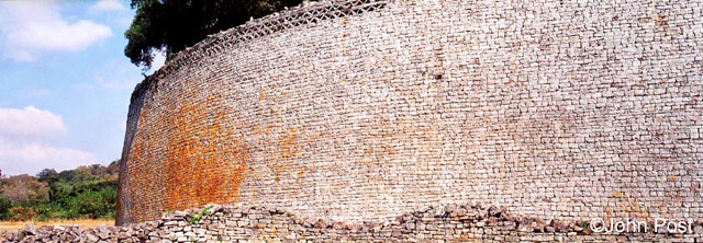 Outside the Great Enclosure Zimbabwe, Africa